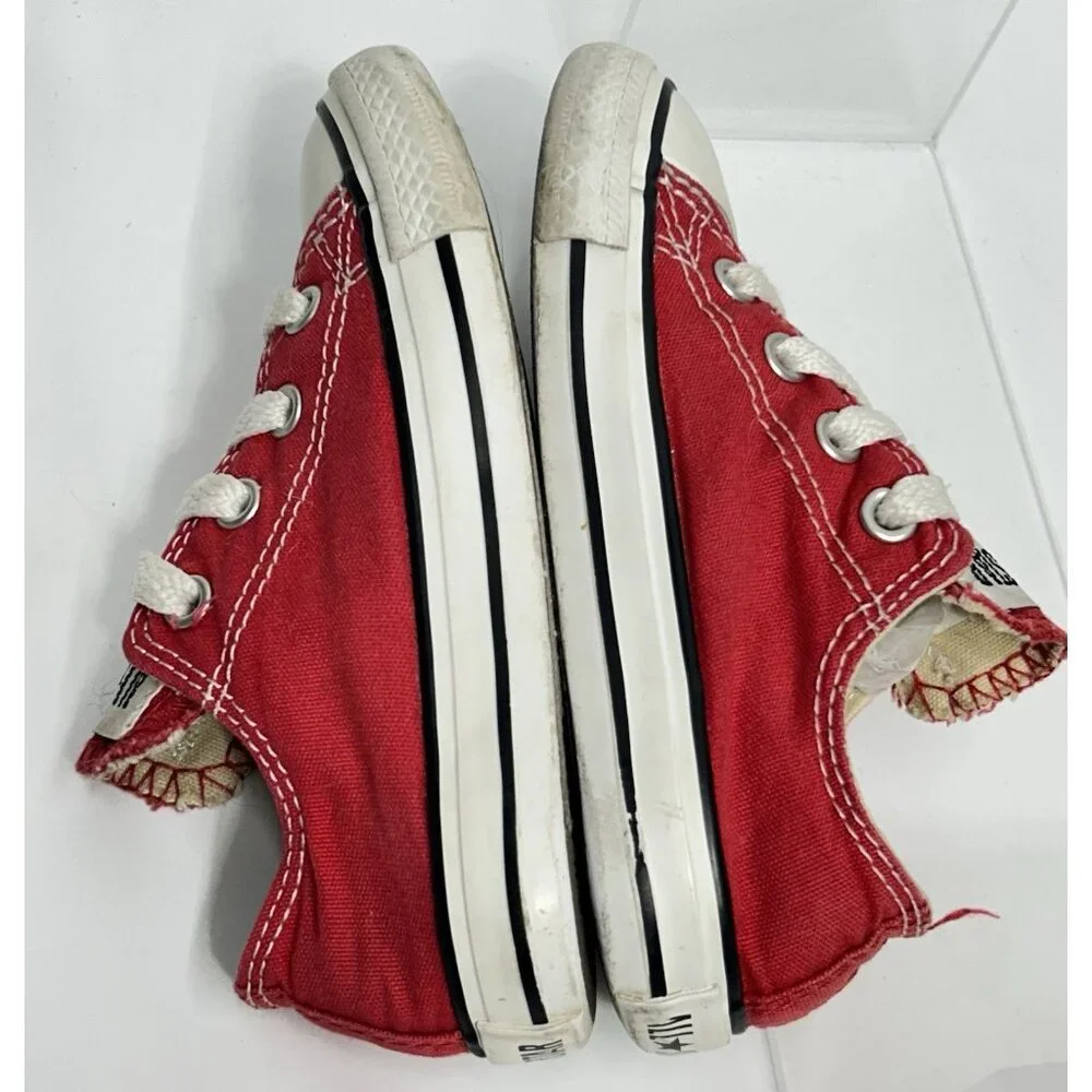 Converse Chuck Taylor Red All Star Toddler Shoes 7J236 US Size 7